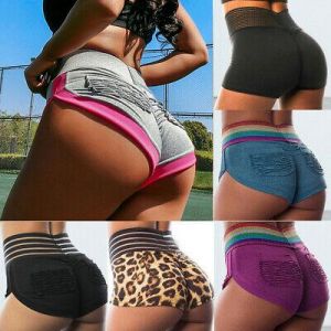 Women&#039;s Sports Shorts Booty Butt Lift Hot Pants Gym Fitness Running Yoga Shorts