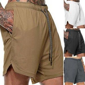 Men Sport Shorts Fitness Training Summer Running Casual Pocket Workout Pants HOT