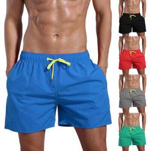 Men Fitness Shorts Sports Beach Pants Gym Workout Training Running Summer Shorts