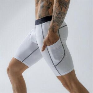 Men&#039;s Compression Soft Cool Dry Sport Tights Shorts for Running Workout Training