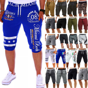 Men Casual Daily Cargo Sports Short Trousers Outdoor Gym Shorts Pants Jogging