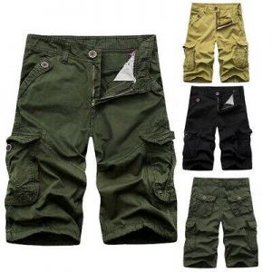 Men&#039;s Army Military Cargo Combat Shorts Summer Camo Short Pants Casual Trousers